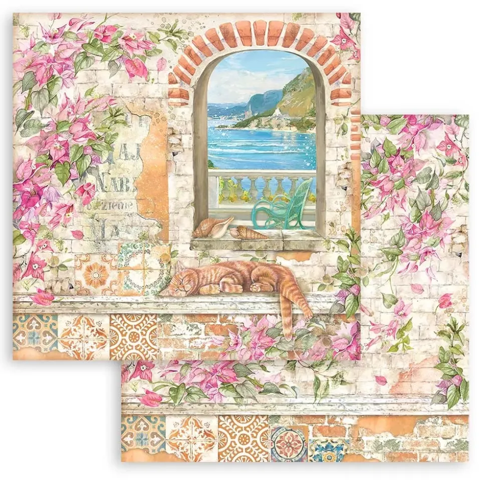 SUPER OFERTA **30%** Set de Scrapbooking Blue Dream Stamperia 30x30cm