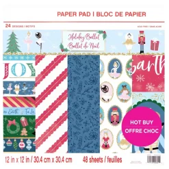 SUPER OFERTA **40%** Set de scrapbooking Holiday Ballet Craft Smith 30x30cm