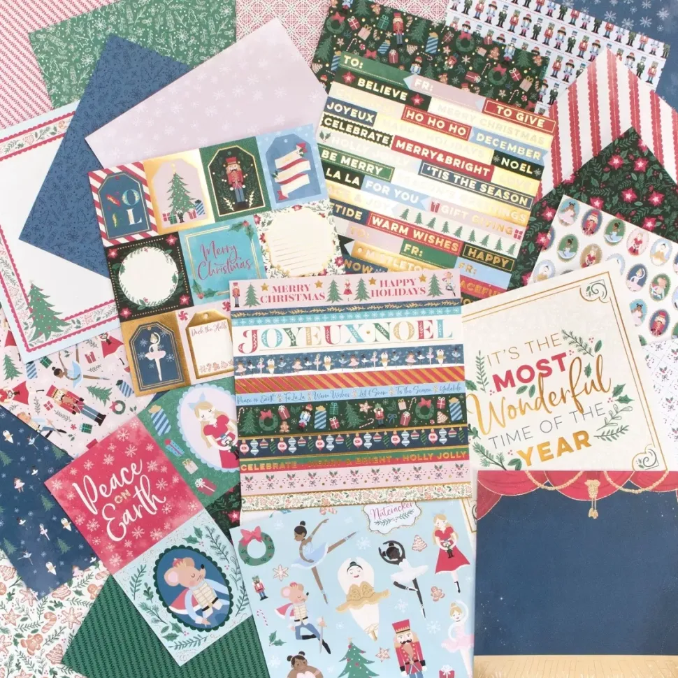 SUPER OFERTA **40%** Set de scrapbooking Holiday Ballet Craft Smith 30x30cm