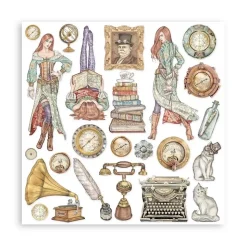 SUPER OFERTA **30%** Set de Scrapbooking Lady Vagabond Lifestyle Stamperia 15x15cm