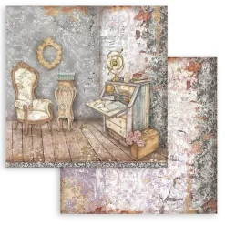 SUPER OFERTA **30%** Set de Scrapbooking Lady Vagabond Lifestyle Stamperia 15x15cm