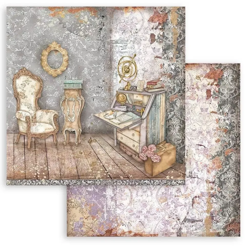 SUPER OFERTA **30%** Set de Scrapbooking Lady Vagabond Lifestyle Stamperia 15x15cm