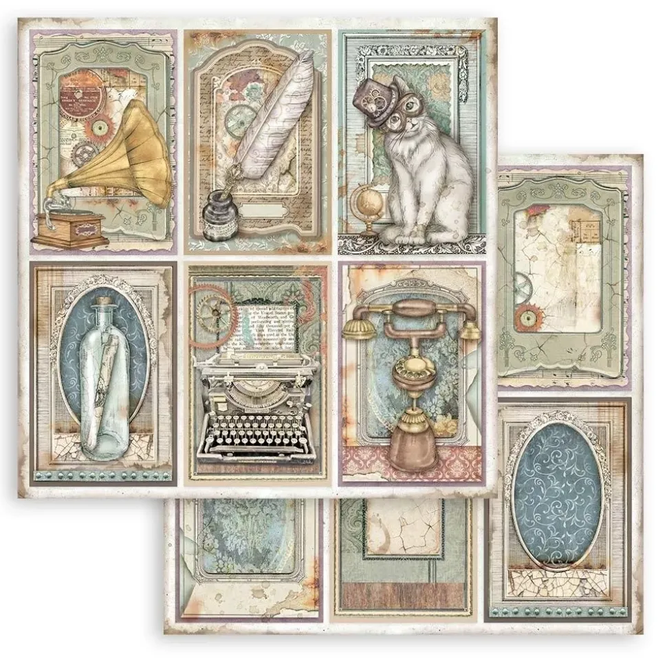 SUPER OFERTA **30%** Set de Scrapbooking Lady Vagabond Lifestyle Stamperia 15x15cm