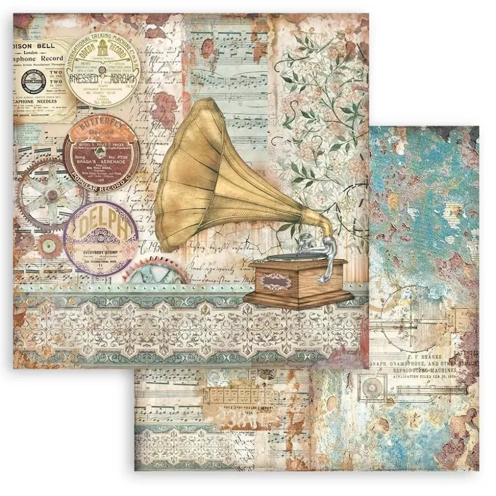 SUPER OFERTA **30%** Set de Scrapbooking Lady Vagabond Lifestyle Stamperia 15x15cm