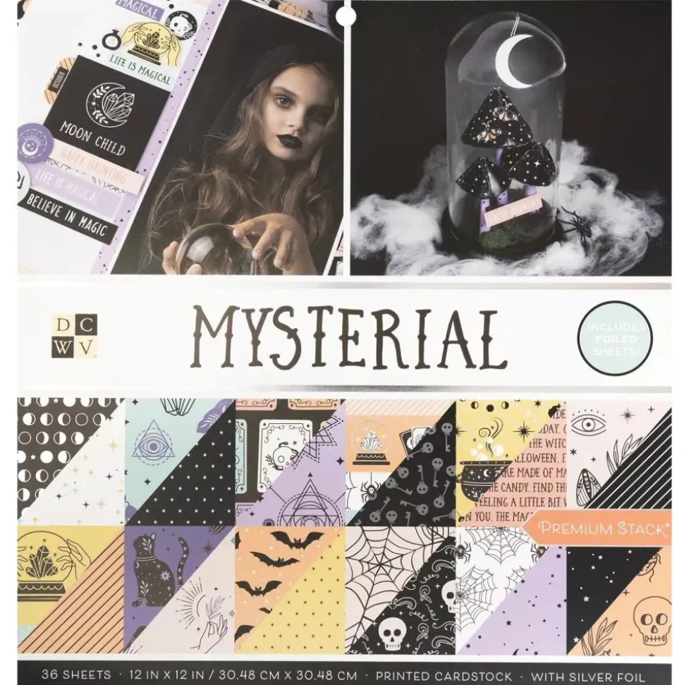 SUPER OFERTA **40%** Set de Scrapbooking Mysterial DCWV 30x30cm