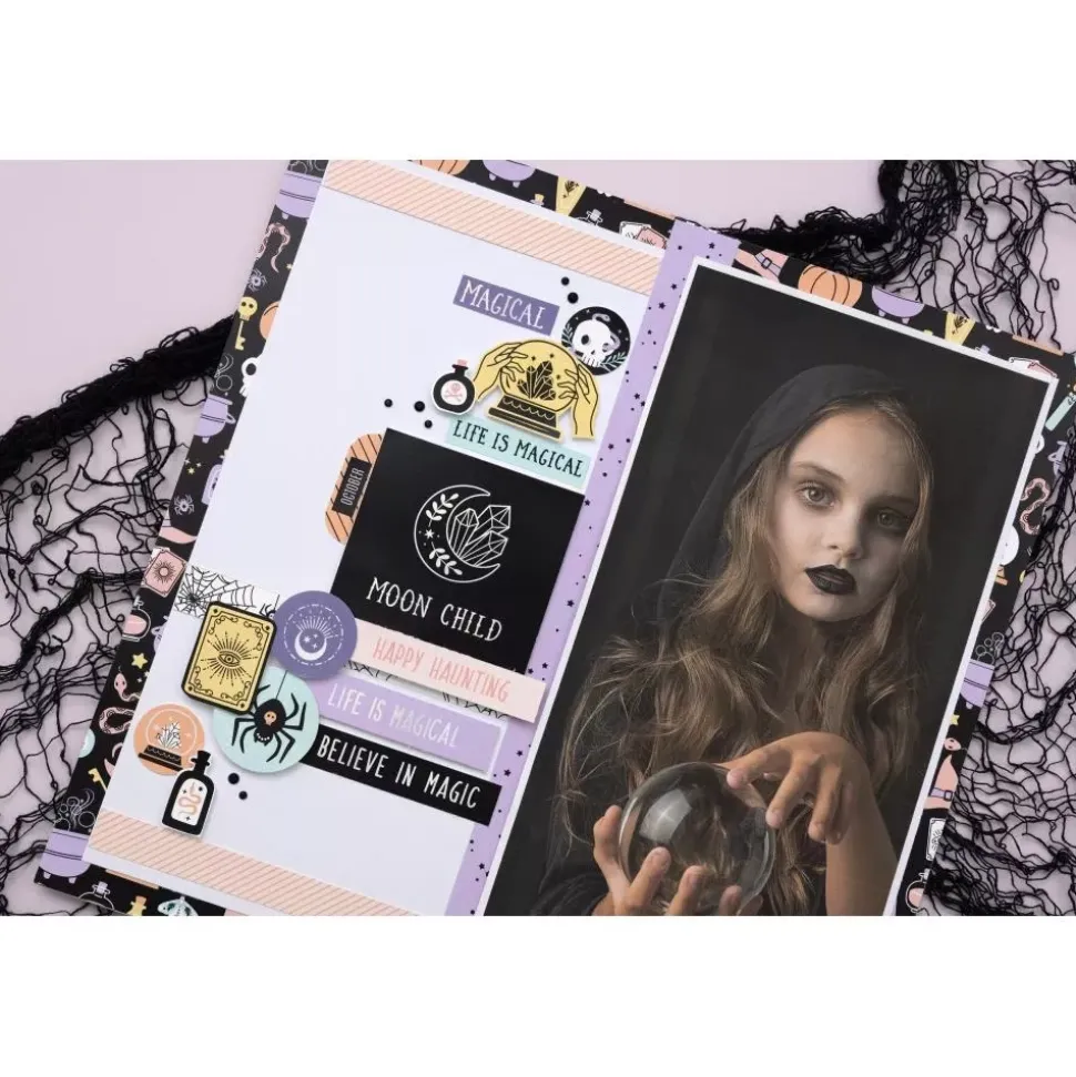 SUPER OFERTA **40%** Set de Scrapbooking Mysterial DCWV 30x30cm