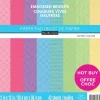 SUPER OFERTA **40%** Set de scrapbooking Embossed Brights Craft Smith 30x30cm