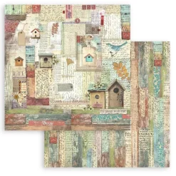 SUPER OFERTA **30%** Set de scrapbooking Garden Stamperia 20x20cm