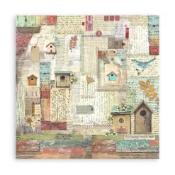 SUPER OFERTA **30%** Set de scrapbooking Garden Stamperia 20x20cm