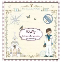 SUPER OFERTA **40%** Set de Scrapbooking Niño de comunión Dayka 20x20 cm
