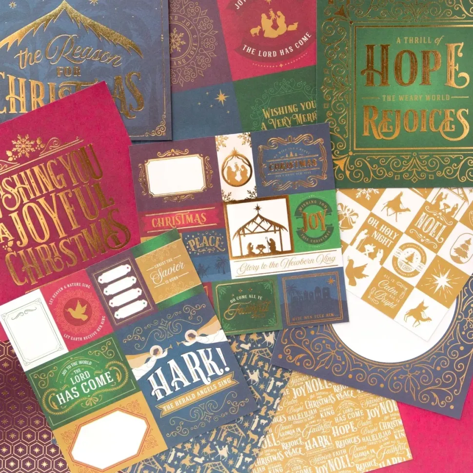 SUPER OFERTA **40%** Set de scrapbooking Hope and Faith Craft Smith 15x15cm