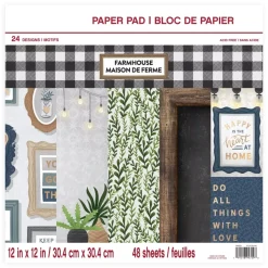 SUPER OFERTA **50%** Set de scrapbooking Farmhouse Craft Smith 30x30cm