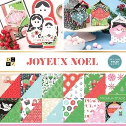 SUPER OFERTA **40%** Set de scrapbooking Joyeux Noel DCWV 30x30cm