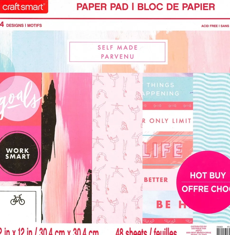 SUPER OFERTA **70%** Set de scrapbooking Self Made Craft Smith 30x30cm