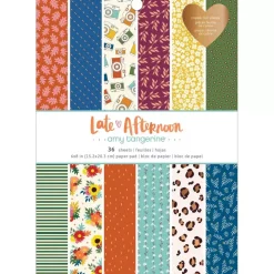 SUPER OFERTA **40%** Set de Scrapbooking Late Afternoon Amy Tangerine 15x20cm