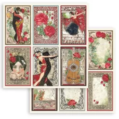 SUPER OFERTA **30%** Set De Scrapbooking Desire Stamperia 15x15cm