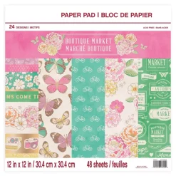 SUPER OFERTA **50%** Set de scrapbooking Boutique Market Craft Smith 30x30cm