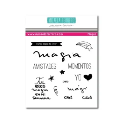 SUPER OFERTA **40%** Set de sellos Magia Micaela Ferrero