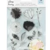 SUPER OFERTA **40%** Set de Sellos Acrílicos Floral Builder Hip Stamp Hooray American Crafts