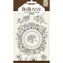 SUPER OFERTA **30%** Set de sellos transparentes Happiness BoBunny