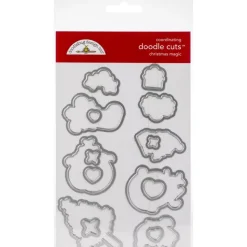 SUPER OFERTA **30%** Set de troqueles Christmas Magic Doodlebug