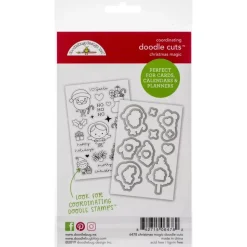 SUPER OFERTA **30%** Set de troqueles Christmas Magic Doodlebug