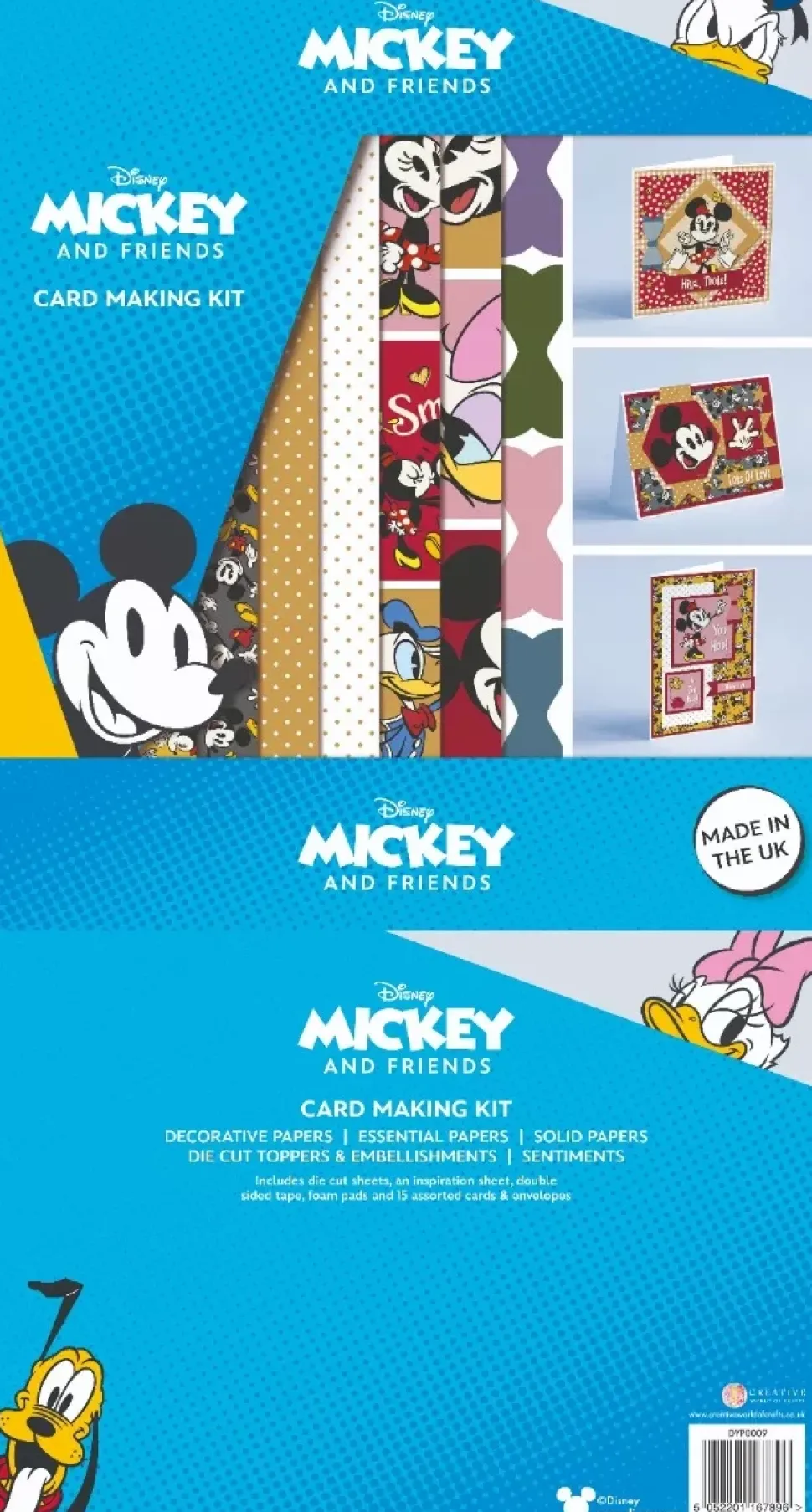 SUPER OFERTA **40%** Set Sobres y Cartas Mickey & Minnie Mouse Disney A4