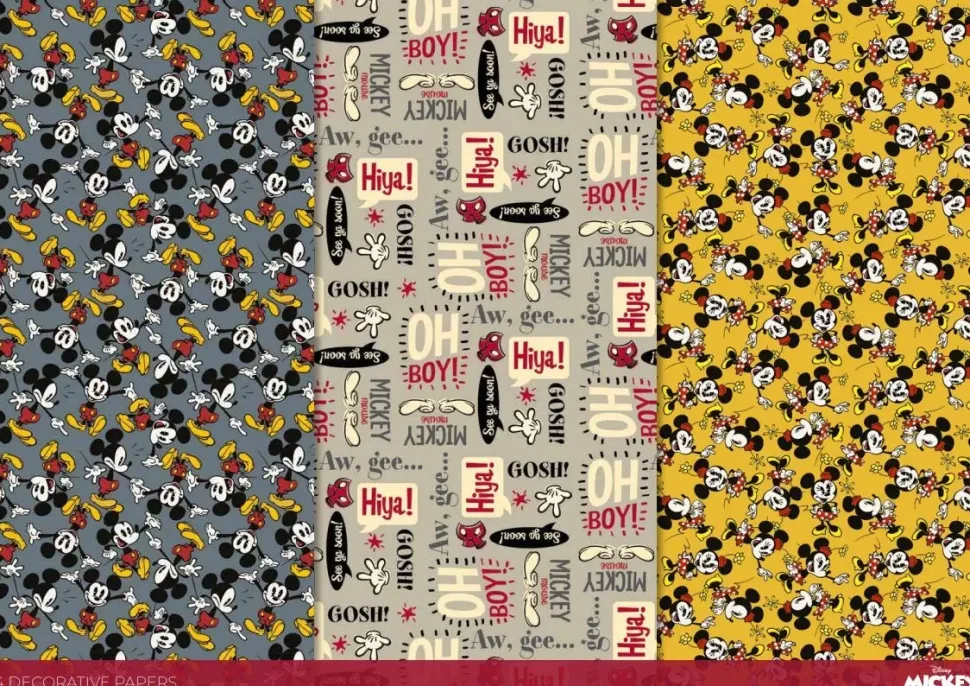 SUPER OFERTA **40%** Set Sobres y Cartas Mickey & Minnie Mouse Disney A4