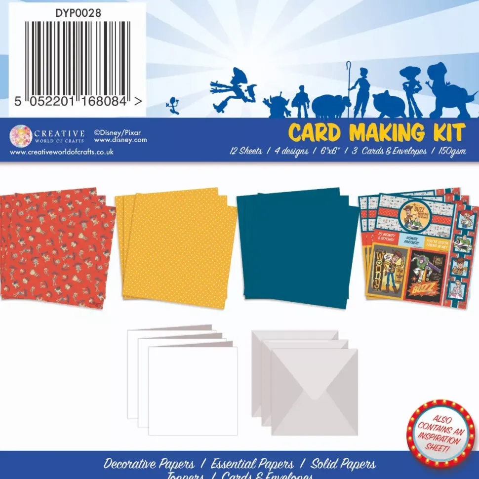 SUPER OFERTA **40%** Set Sobres y Cartas Toy Story Disney 15x15cm