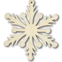 SUPER OFERTA **60%** Silueta de Madera Copo de Nieve Stamperia