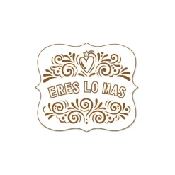 SUPER OFERTA **40%** Silueta Eres lo más de Tablero lacado Dayka