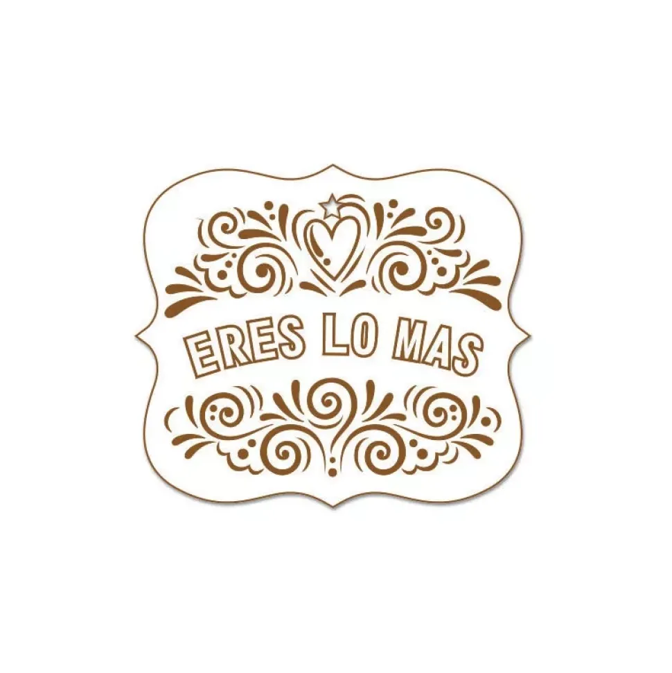 SUPER OFERTA **40%** Silueta Eres lo más de Tablero lacado Dayka