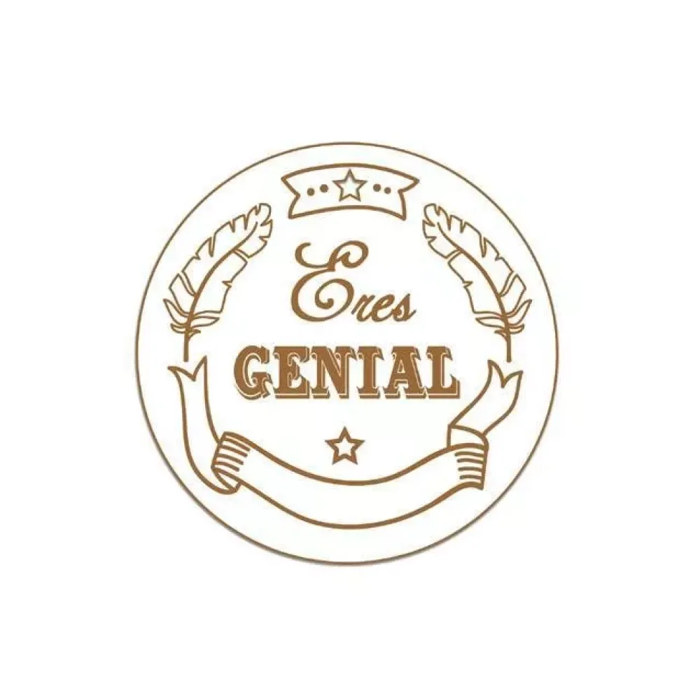 SUPER OFERTA **40%** Silueta Eres genial de Tablero lacado Dayka