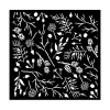SUPER OFERTA **30%** Stencil Ramitas y Piñas Forest Stamperia 18x18cm