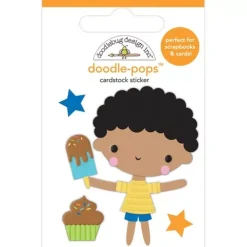 SUPER OFERTA **30%** Stickers en 3D Treat Yourself Party Time Doodlebug