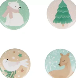 SUPER OFERTA **40%** Stickers Metal Let it Snow Artemio