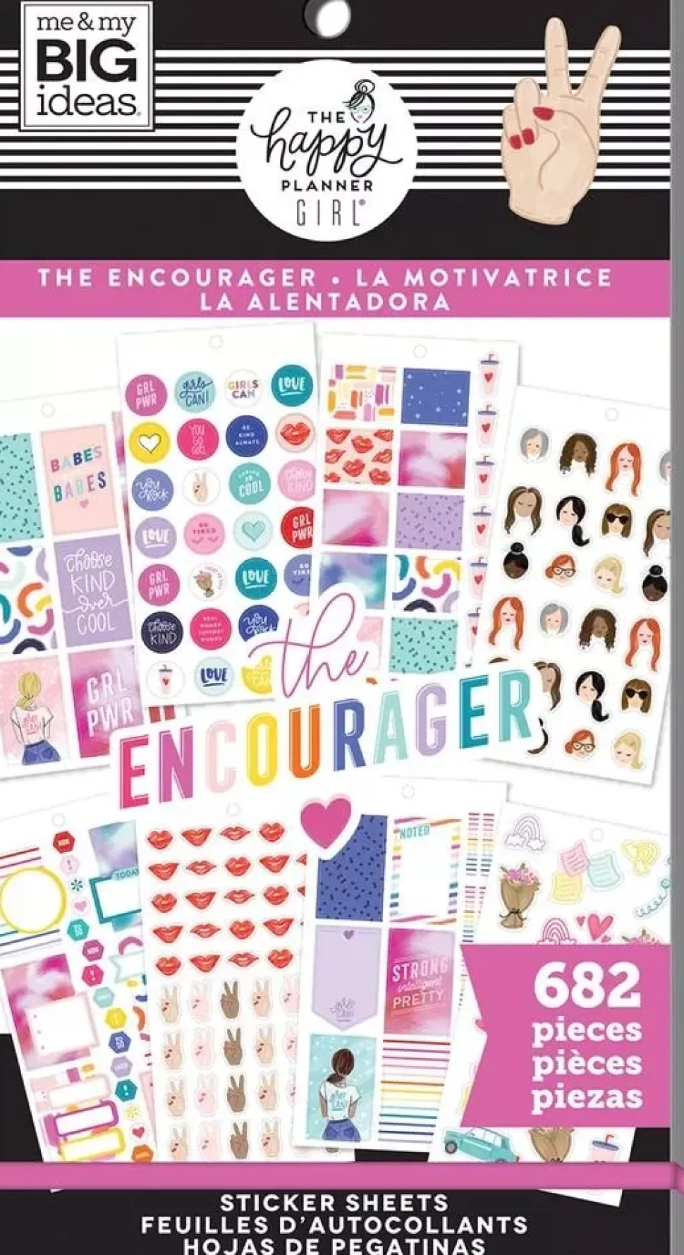 SUPER OFERTA **30%** Super Pack de Stickers Encourager Happy Planner