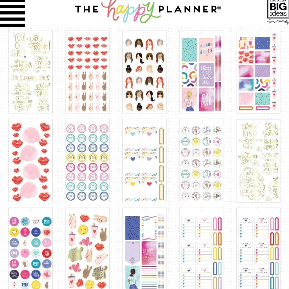 SUPER OFERTA **30%** Super Pack de Stickers Encourager Happy Planner
