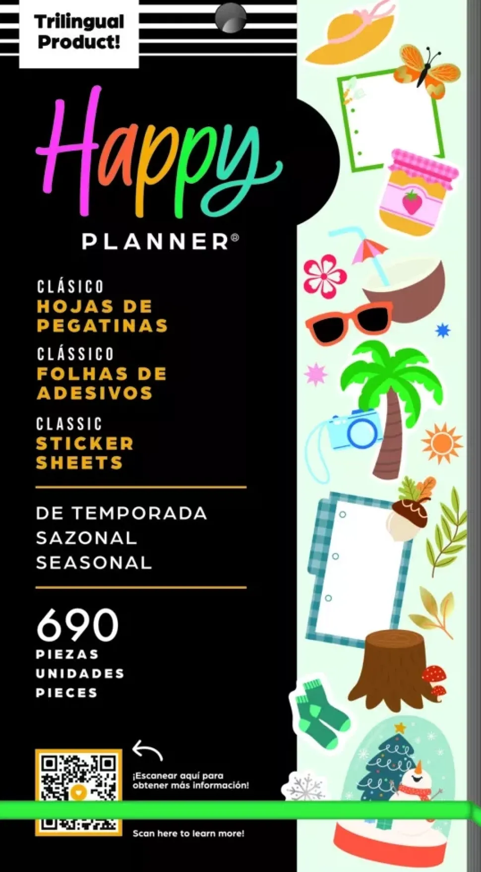 SUPER OFERTA **40%** Super Pack Stickers Seasonal Classics Classic Happy Planner