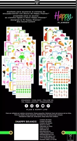 SUPER OFERTA **40%** Super Pack Stickers Seasonal Classics Classic Happy Planner