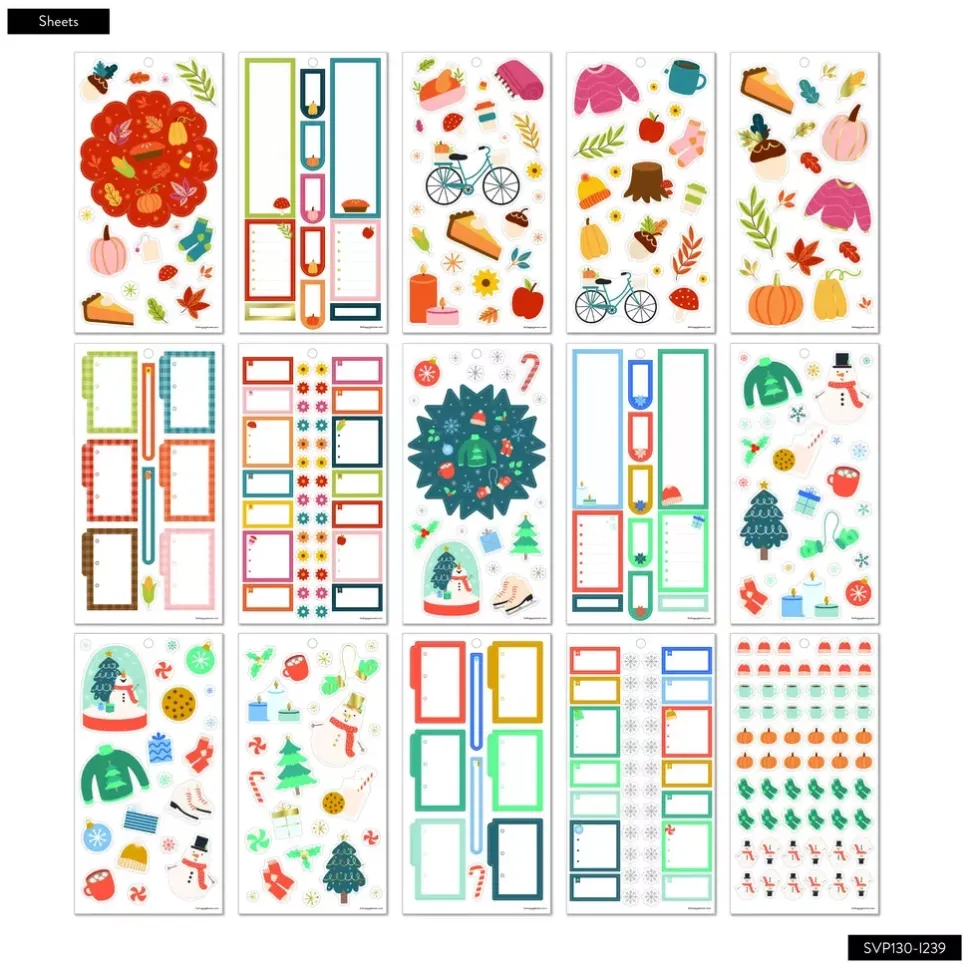 SUPER OFERTA **40%** Super Pack Stickers Seasonal Classics Classic Happy Planner