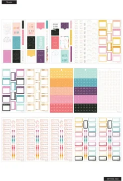 SUPER OFERTA **40%** Super Pack de Stickers Save Now Spend Later Happy Planner