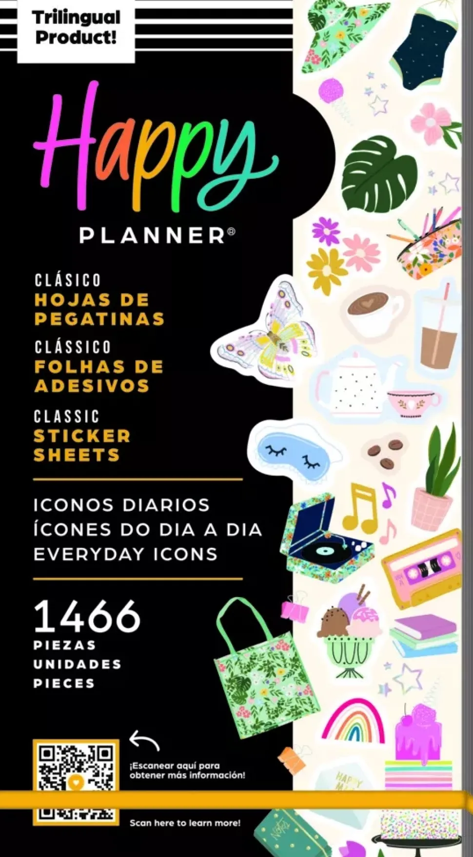 SUPER OFERTA **40%** Super Pack Stickers Everyday Icons Classic Happy Planner