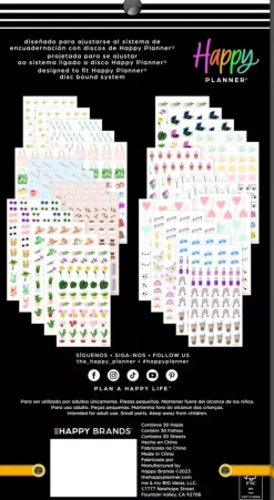SUPER OFERTA **40%** Super Pack Stickers Everyday Icons Classic Happy Planner