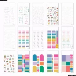 SUPER OFERTA **40%** Super Pack Stickers Bright Essentials Happy Planner