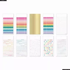 SUPER OFERTA **40%** Super Pack Stickers Bright Essentials Happy Planner