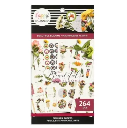SUPER OFERTA **40%** Super Pack Stickers Beautiful Blooms Happy Planner