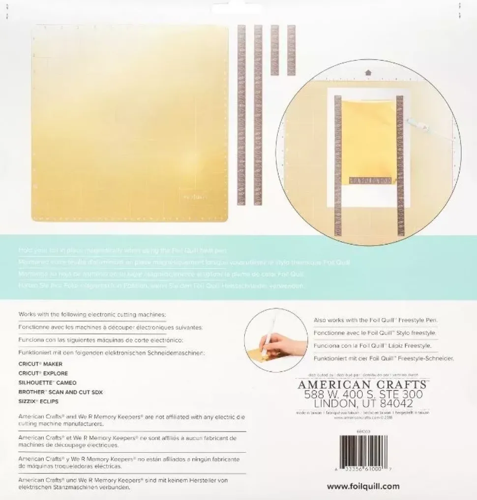 SUPER OFERTA **30%** Tapete imantado para Foil Quill We R Memory Keepers 30x30cm