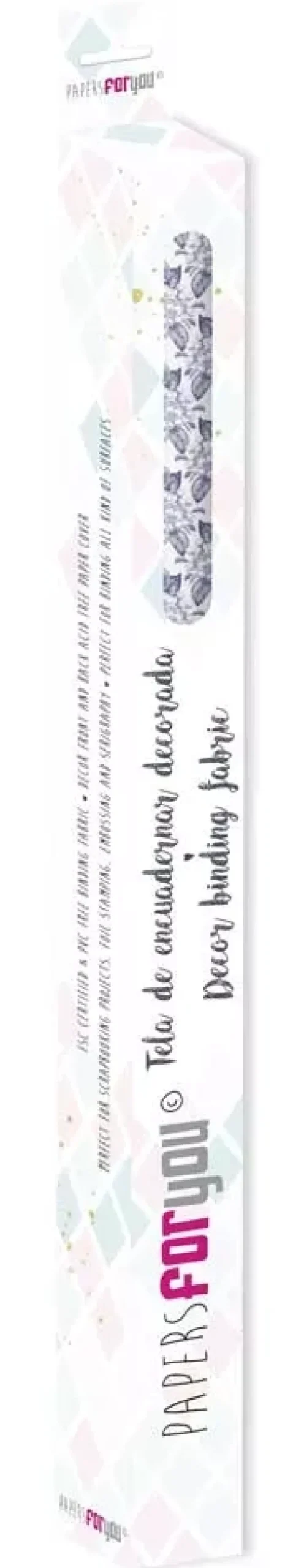 SUPER OFERTA **40%** Tela de Encuadernar Blue Fresia PapersForYou 70x50cm