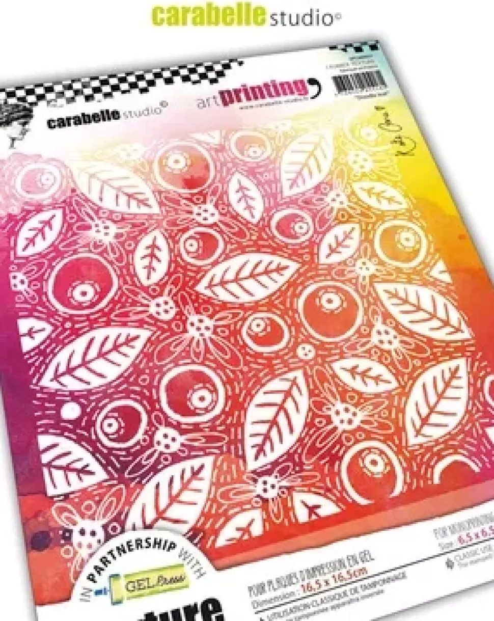 SUPER OFERTA **40%** Textura de caucho Doodle leaf Carabelle